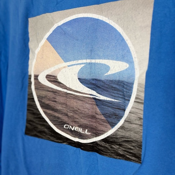 ✨ O’Neill Blue Surf Graphic T-Shirt - Men XXL 🌊 - Picture 2 of 4